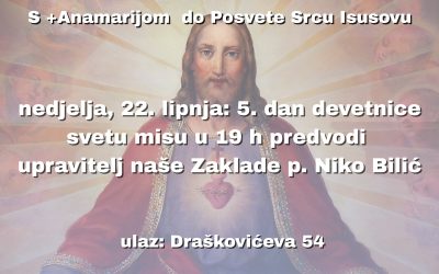 S +Anamarijom do posvete Srcu Isusovu: 5. dan devetnice