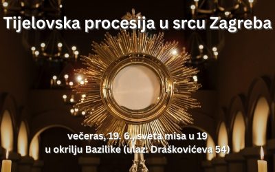 Dobro došli večeras na Tijelovsku procesiju u srcu grada!