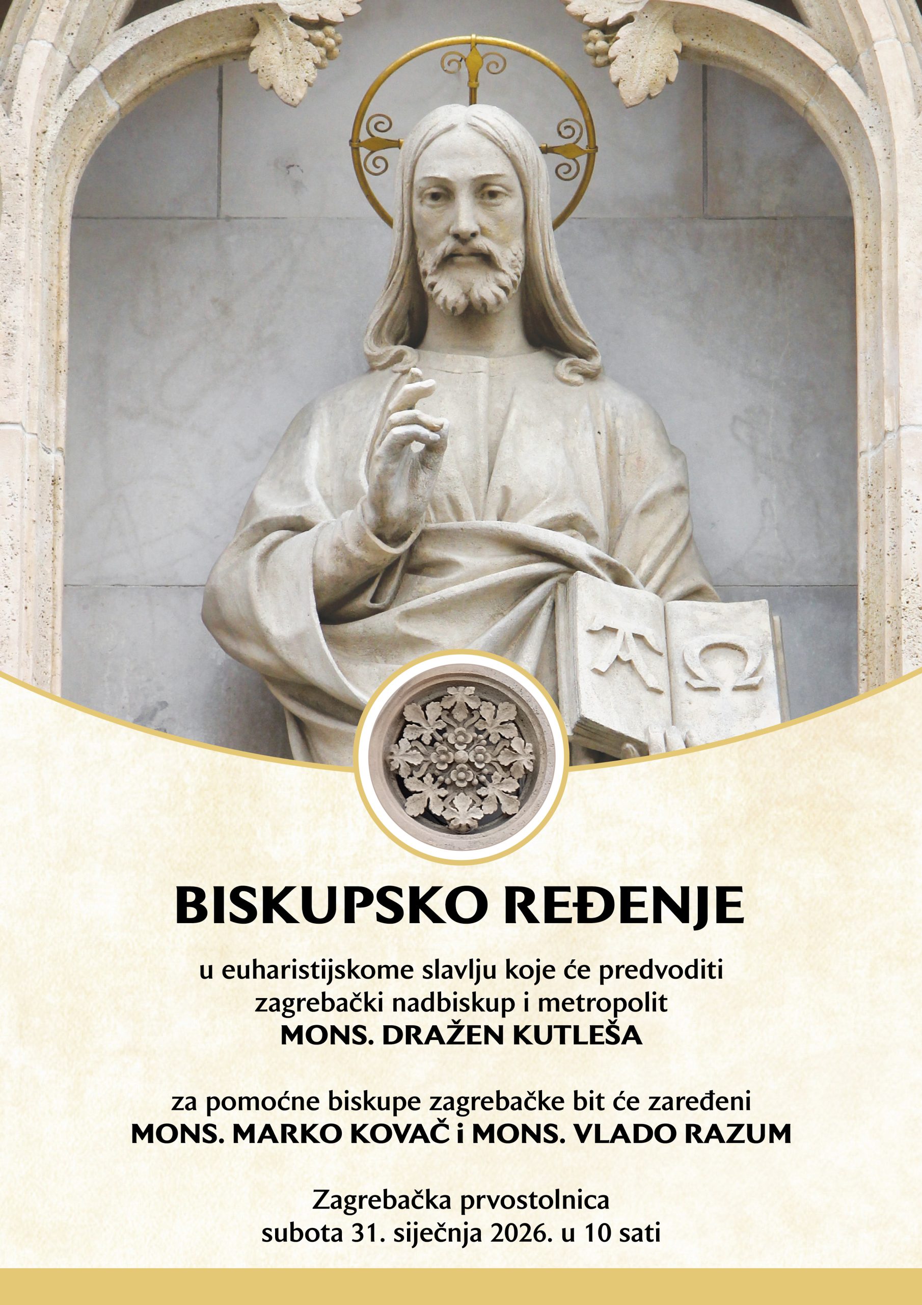 Plakat za biskupsko ređenje