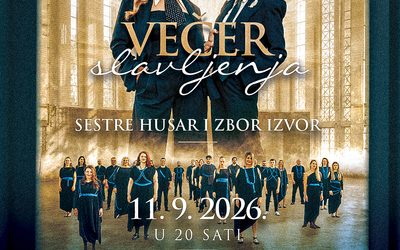 Večer slavljenja – petak, 11. 9. 2026. u 20h, Jordanovac 110